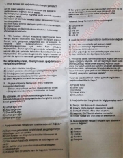 Türk Dili ve Edebiyatı -1 Çalışma Soruları - Test