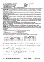 Ulaştırma 1 Final Cevapları