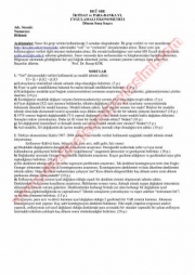 Uygulamalı Ekonometri-1 Final Soruları