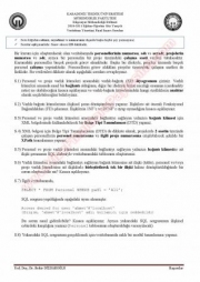 Veritabanı Yönetimi Final Soruları Ve Çözümleri -2011