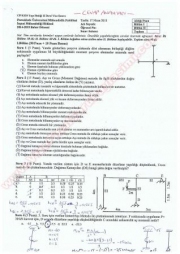 Yapı Statiği 2 Vize Soruları Ve Cevapları 2015
