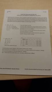 Yöneylem-1 Vize Soruları