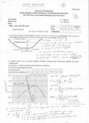 Zemin Mekaniği -1 Final Soruları ve Cevapları (B Grubu)