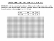 Zemin Mekaniği Dersi Final Soruları - 2013