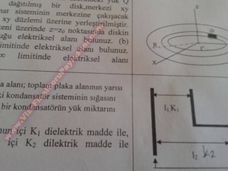 Fırat Üniversitesi Fizik Dersi Vize ve Final Soruları