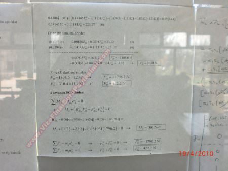 Fırat Üniversitesi Makina Dinamiği Vize Soruları