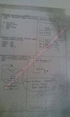Mikroişlemciler Dersi Sınav Soruları Karışık