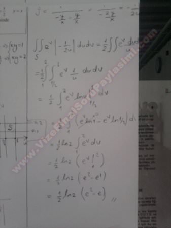 Matematik -2 Bütünleme Soruları - 2014