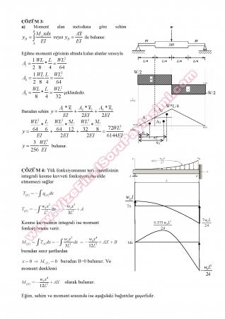 Mukavemet 2 Vize Soruları ve Çözümleri
