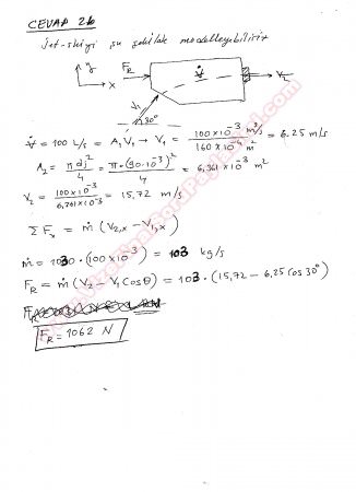 Akışkanlar Mekaniği Final Soruları - 2009