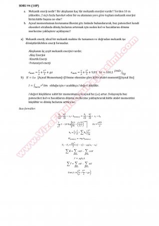Akışkanlar Mekaniği Final Soruları - 2014