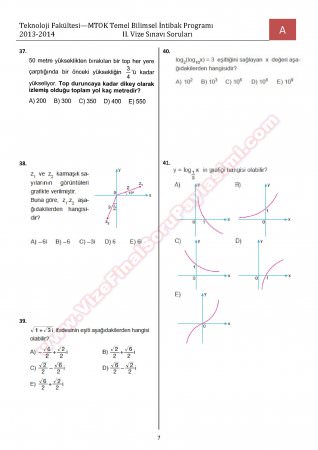 Tem. Bilimsel intibak  Prog. 2. Vize Soruları