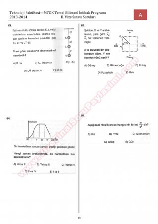 Tem. Bilimsel intibak  Prog. 2. Vize Soruları