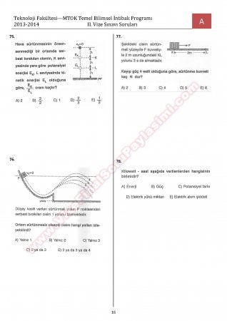 Tem. Bilimsel intibak  Prog. 2. Vize Soruları