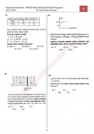 Tem. Bilimsel intibak  Prog. 2. Vize Soruları