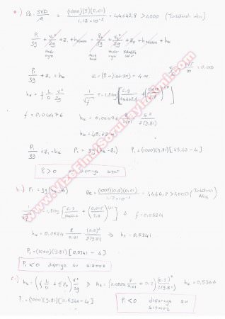 Akışkanlar Mekaniği Kısa Sınav Soruları - 3
