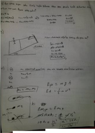 Fizik Dersi Final Soruları - 2013
