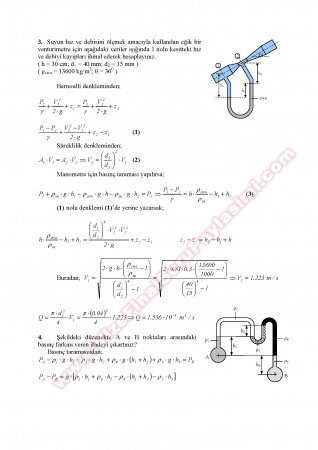 Akışkanlar Mekaniği Final Soruları