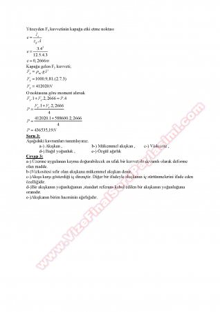 Akışkanlar Mekaniği Final Soruları