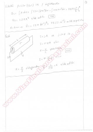 Elektromanyetik-1 Vize Soruları