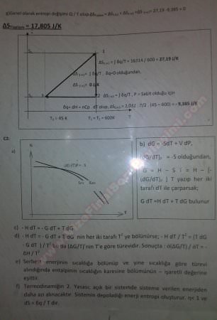 Malzeme Termodinamiği Vize Soruları ve Çözümleri