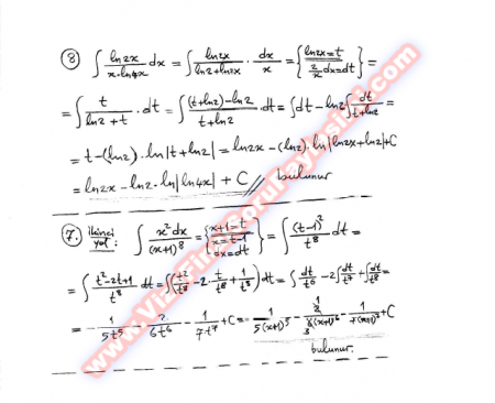 Matematik-2 Vize Soruları Ve Cevapları-2012