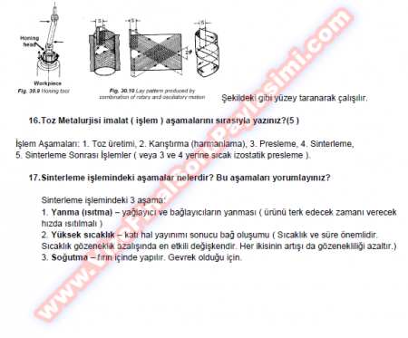 İmal Usulleri Final Soruları Ve Cevapları-2011