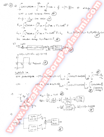 Sayısal Haberleşme Vize Soruları Ve Çözümleri-2010