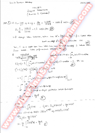 Sayısal Haberleşme Vize Soruları Ve Çözümleri-2010