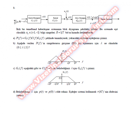 Sayısal Haberleşme Vize Soruları Ve Çözümleri-2010