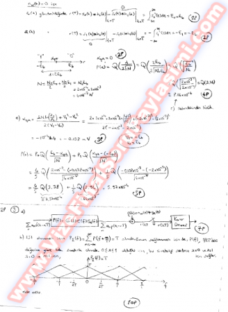 Sayısal Haberleşme Vize Soruları Ve Çözümleri-2010