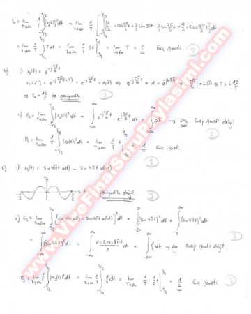 Analog işaret İşleme Vize Soruları Ve Cevapları-2008