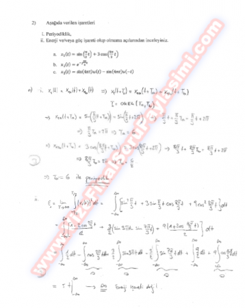 Analog işaret İşleme Vize Soruları Ve Cevapları-2008