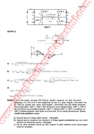 Güç Elektroniği Final Soruları Ve Cevapları-2013