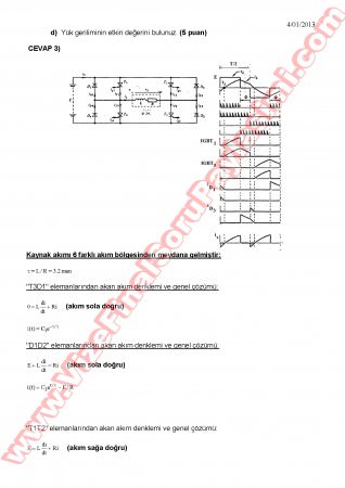 Güç Elektroniği Final Soruları Ve Cevapları-2013