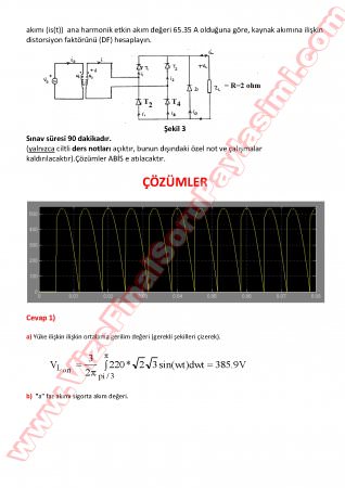 Güç Elektroniği Vize Soruları Ve Cevapları-2012