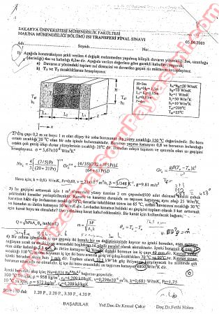 Isı Geçişi Final Soruları-2002