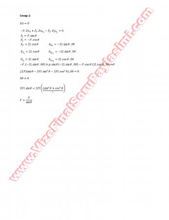 Makina Dinamiği Final Soruları Ve Cevapları-2011
