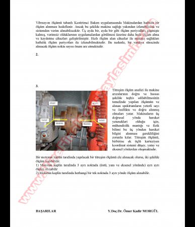 Titreşim Esaslı Bilgisayar Destekli Bakım Dersi Mazeret Soruları Ve Cevapları-2008