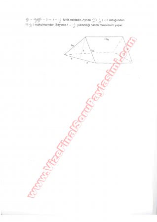 Matematik-1 Final Soruları Ve Cevapları