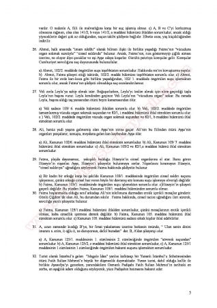 Ceza Hukuku Özel Hükümler Dersi Final Soruları