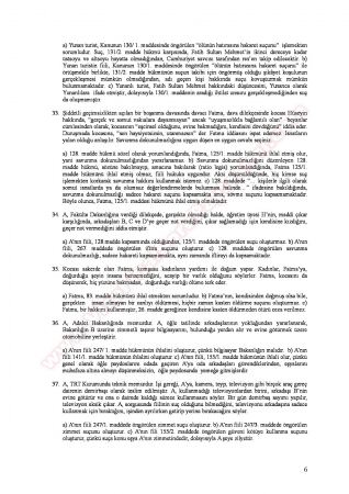 Ceza Hukuku Özel Hükümler Dersi Final Soruları