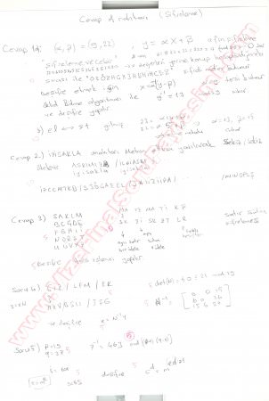 Cebirsel Şifreleme Ve Bilgisayar Uygulamaları Vize Soruları Ve Cevapları