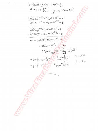 Fark Denklemleri Vize Soruları Ve Cevapları-2014