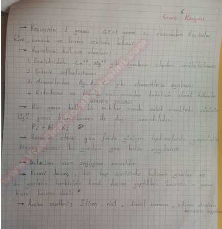 Çevre Kimyası -1 Vize ve Final Soruları Karışık