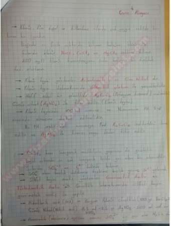 Çevre Kimyası -1 Vize ve Final Soruları Karışık