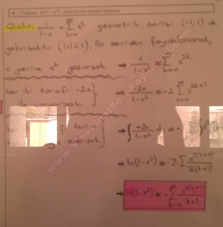 Analiz-3 Final Soruları ve Cevapları - 2015