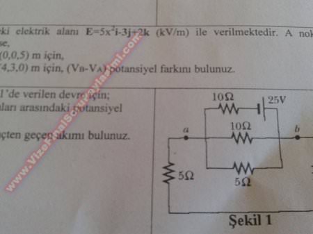 Fizik-2 Karışık Sınav Soruları