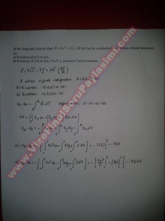 Fizik-2 Karışık Sınav Soruları