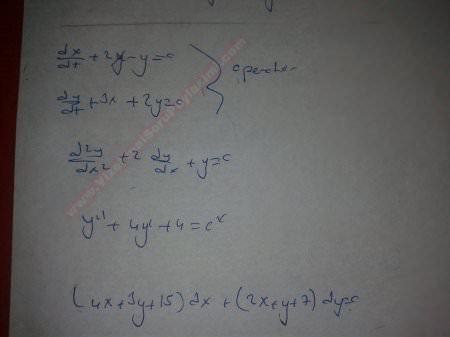Matematik-1 Sınav Soruları - 2012
